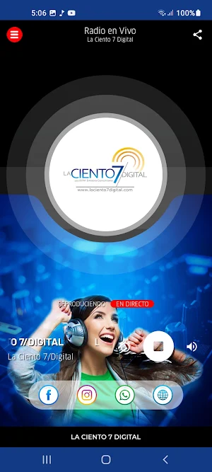 La Ciento 7 Digital Screenshot 1