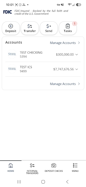 Stifel Bank Treasury Screenshot 1