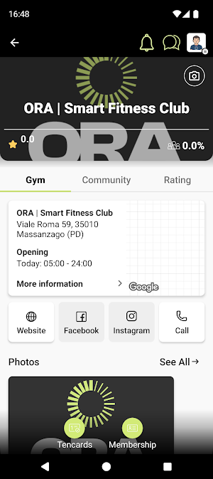ORA - Smart Fitness Club Screenshot 2
