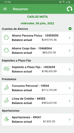 COOPMEDICA App Personal Screenshot 2