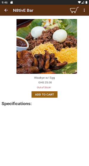 N8tivE Bar - Ghana Healthy Foo Screenshot 1