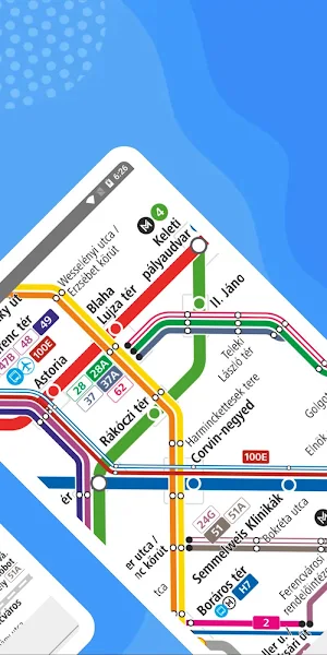 Budapest Public Transit Screenshot 2
