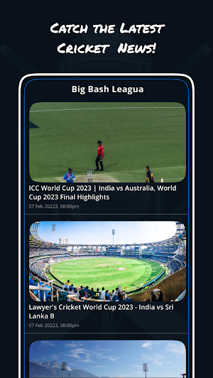 CricFlash : Cricket Live Line Screenshot 3