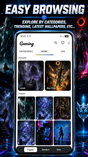 Gaming Wallpapers Live 4K Screenshot 3