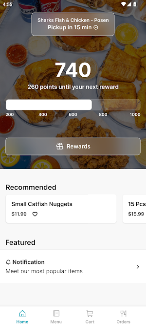 Sharks Fish & Chicken Screenshot 0