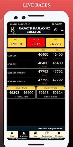 Rajai's Rajlaxmi Bullion Screenshot 0