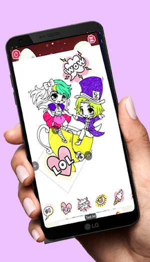 Princess Coloring Book Glitter Screenshot 3