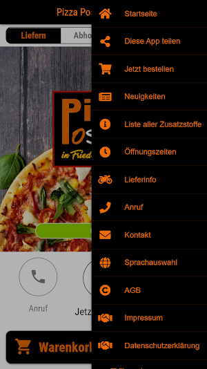 Pizza Post Lieferservice Screenshot 1