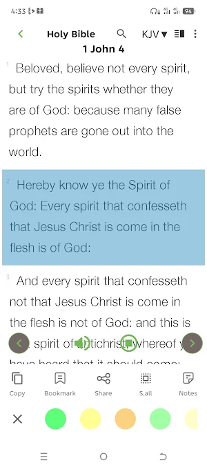 KJV Daily Bible : Verse+Audio Screenshot 2