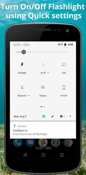 TapTorch –One click Flashlight Screenshot 2