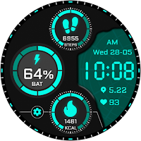 Digital Lumetric Watch Face