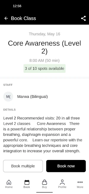 MTL Pilates Lab Screenshot 2