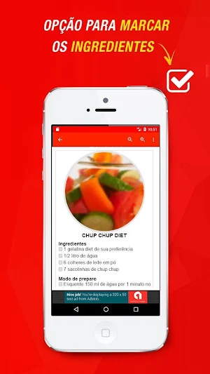 Receitas de Geladinho, Sacolé, Dindin Gourmet Screenshot 3