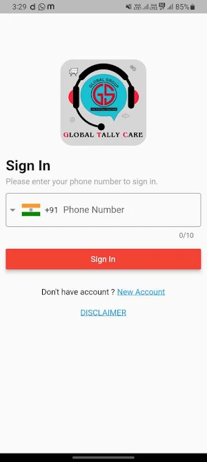 Global Tally Care Screenshot 1