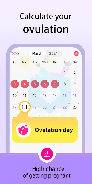 Period and Ovulation Tracker Screenshot 2