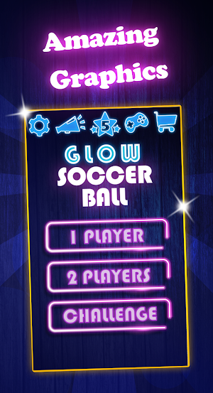 Glow Soccer Ball Screenshot 0