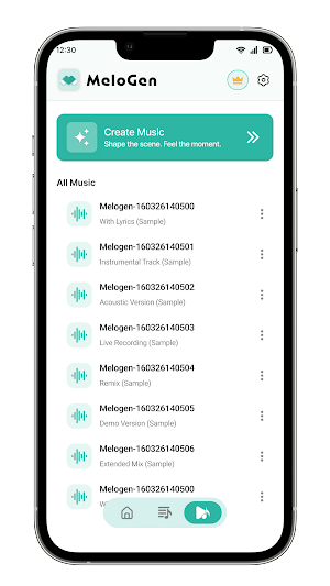 MeloGen - AI Music Generator Screenshot 0