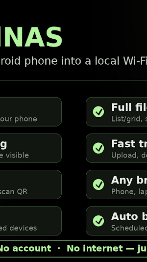 LocalNAS: Turn Phone to NAS Screenshot 2