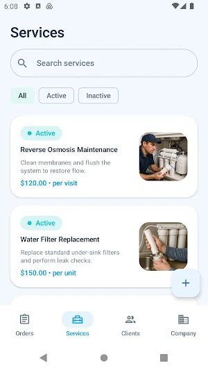 WaterPro Manager Screenshot 2