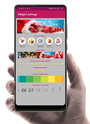 Christmas Timer widget Screenshot 1