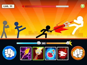 Stickman Fighter : Mega Brawl (stick fight game) Screenshot 1