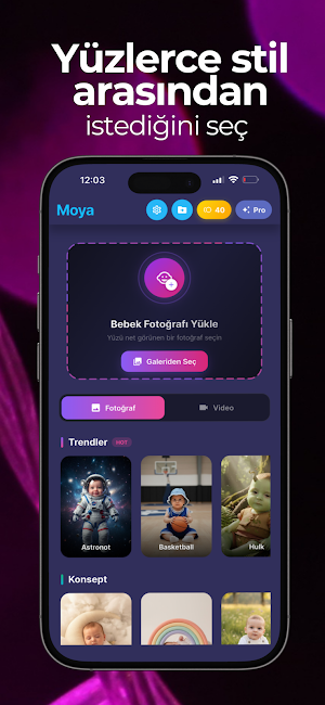 Moya Ai: Bebek Fotoğraf Video Screenshot 3