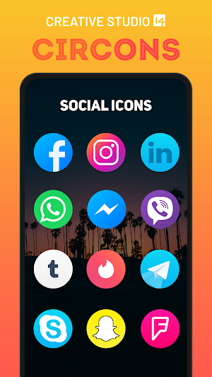 Circons Icon Pack - Colorful Circle Icons Screenshot 1