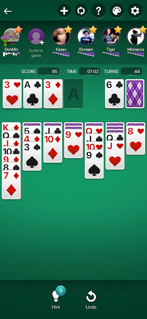 Solitaire Origins Online Screenshot 0