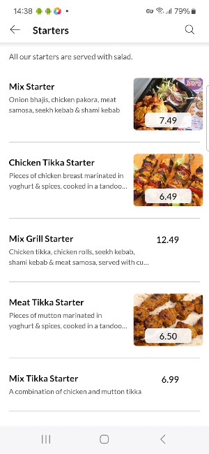Javs Authentic Indian Cuisine Screenshot 3