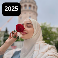 خلفيات بنات محجبات كيوت 2025