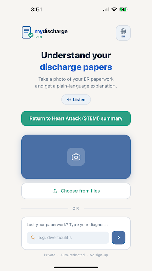 MyDischarge Screenshot 0