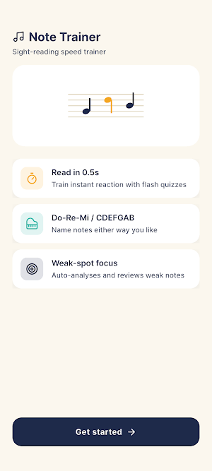 Note Trainer: Sight Reading Screenshot 0