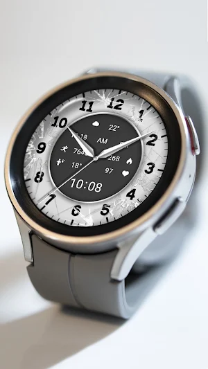 ZKin Watch Face Broken Quartz Screenshot 3