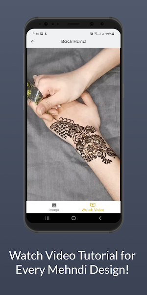 Mehndi Design - Video Tutorial Screenshot 2