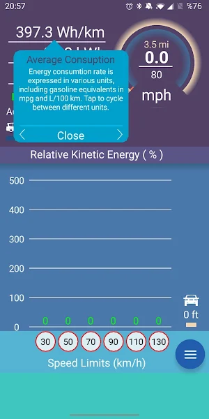 Car Energy Metering Dashboard Screenshot 1