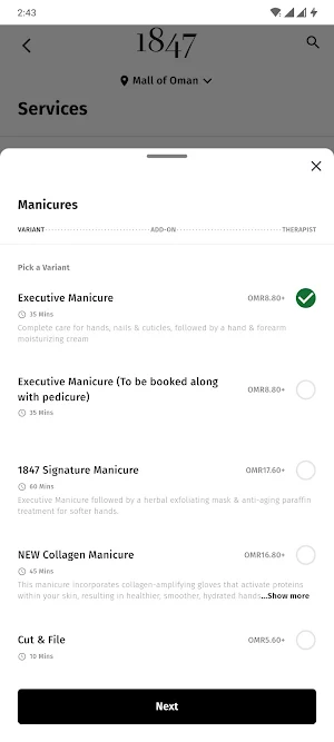 1847 For Men Oman Screenshot 3