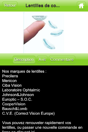 Optique Lauren's Screenshot 2