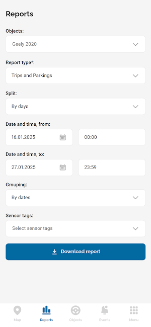 Tiger Track IOT Screenshot 1