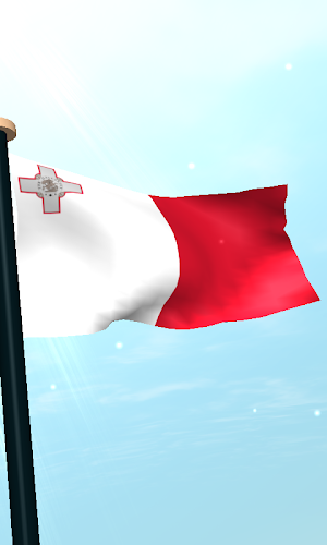 Malta Flag 3D Live Wallpaper Screenshot 3