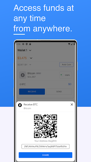 CoinHub - Blockchain Crypto Wallet Screenshot 1
