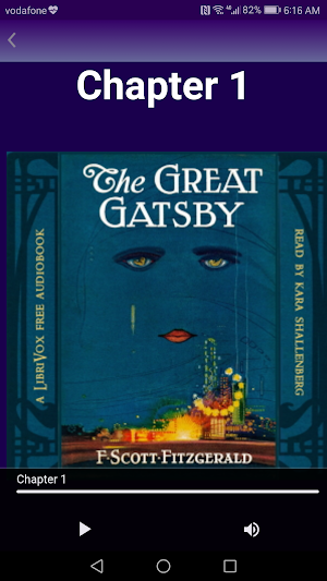 The Great Gatsby Free Audiobook Screenshot 2