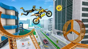 Moto X3m Bike Stunt Master 3D Screenshot 3