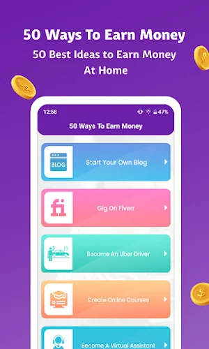 50 Ways To Earn Money Online Screenshot 2