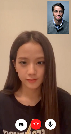 Jisoo Fake Chat & Video Call Screenshot 1