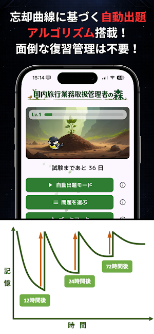 国内旅行業務取扱管理者の森（国内旅行業務取扱管理者試験対策） Screenshot 1