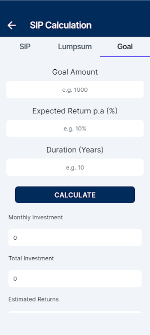 Easy SIP Calculator 2.0 Screenshot 3