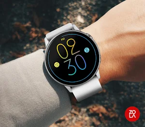 Yellow Blue Air Watch Face Screenshot 2