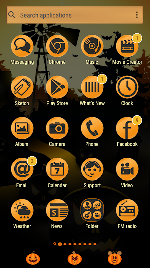 halloween | Xperia™ Theme Screenshot 1