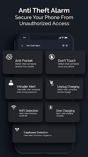 Anti theft alarm: Don't touch Screenshot 3