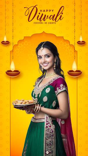 Happy Diwali Photo Frame Screenshot 1